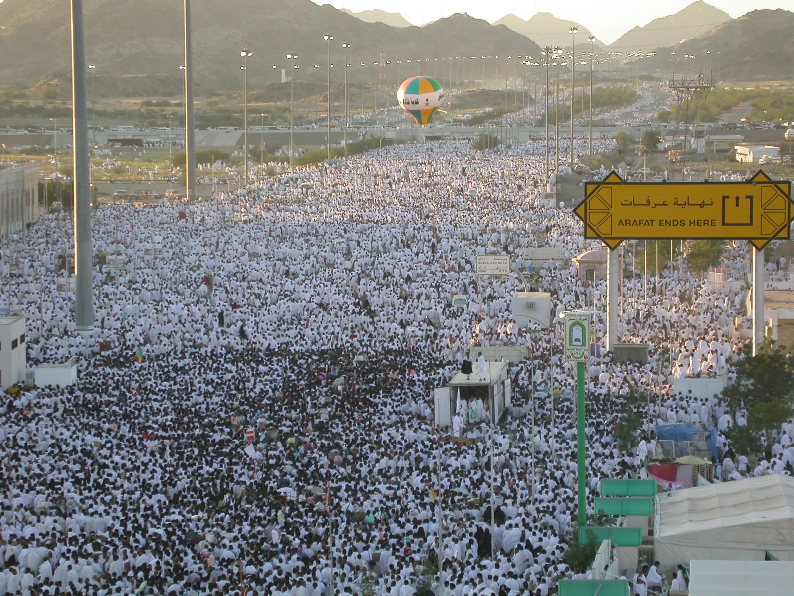 „Arafat ends here“ – Ende des Tages von Arafat