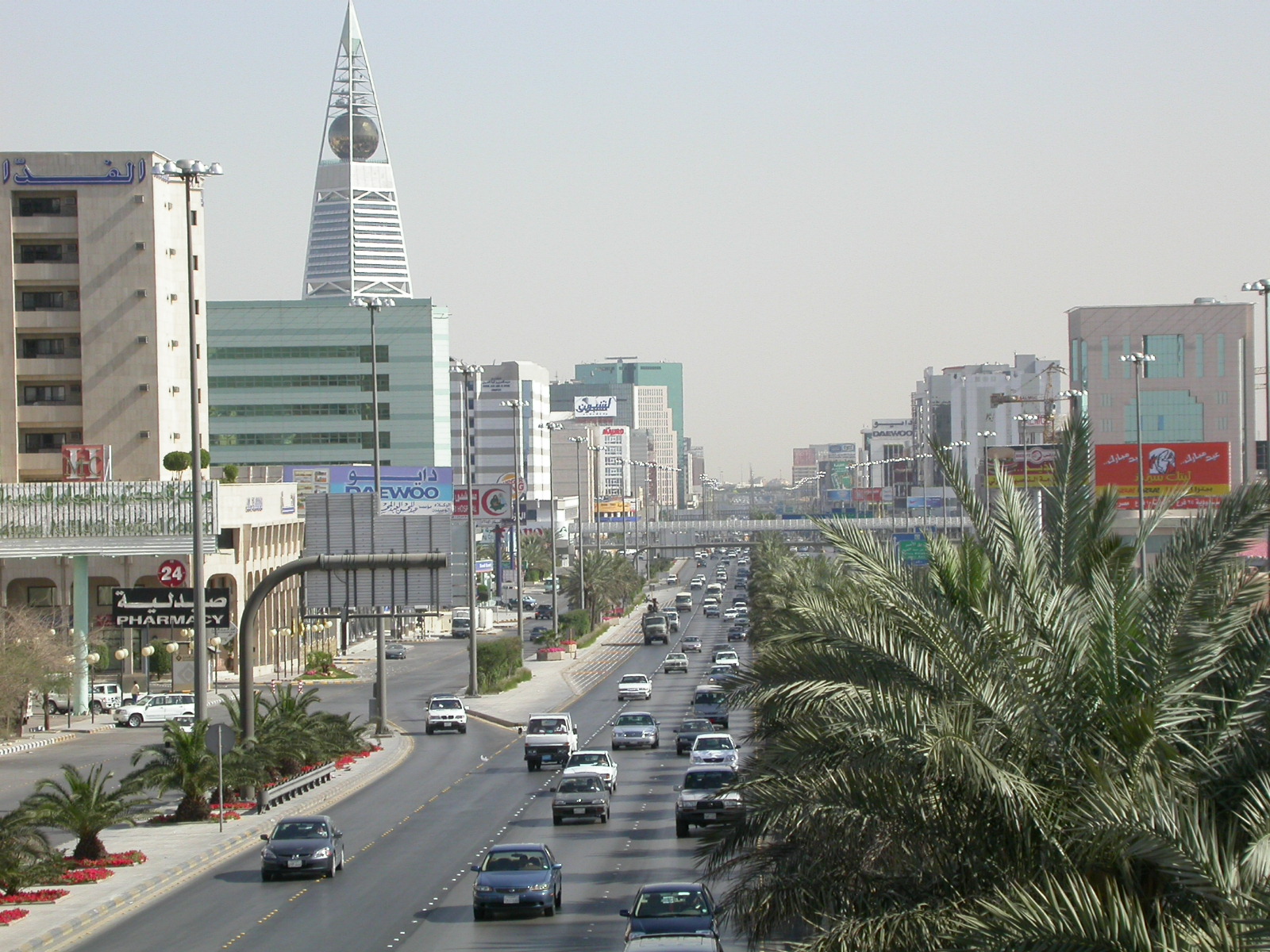 Straßenszene in Riad, Saudi-Arabien